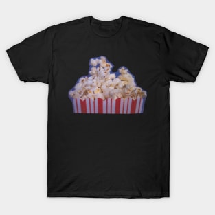 Paper Cup Popcorn photo Art T-Shirt